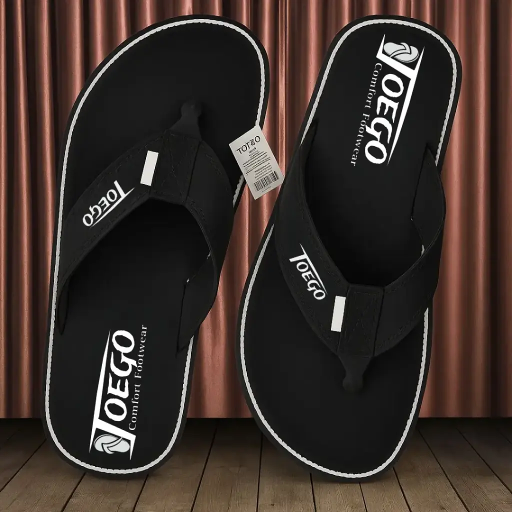 Toego Black casual slipper